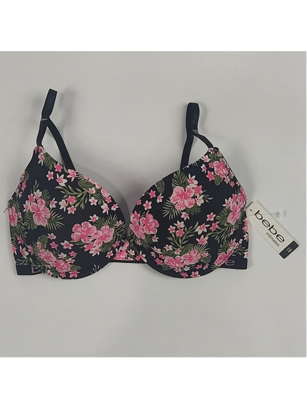 Bebe Intimates Tropical Floral Push Up Bra 36d